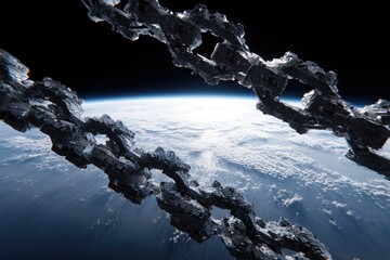 A massive chain spans Earth's orbit