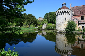 Lake at an English estate in the summertime.
