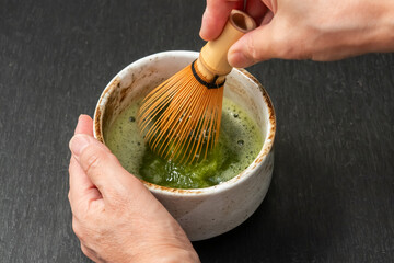 抹茶　茶道　Japanese tea ceremony, matcha 