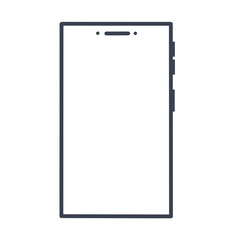 Blank Smartphone Frame Icon PNG