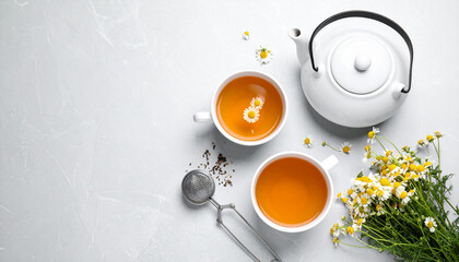 Tasty chamomile tea