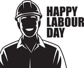 Happy Labour Day Worker Illustration Vector Design