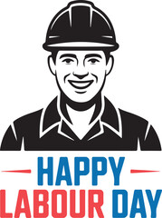 Happy Labour Day Worker Illustration Vector Design