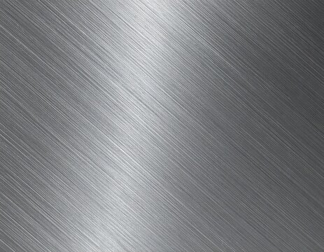 A close-up of a brushed aluminum texture background with parallel lines and a soft metallic sheen.