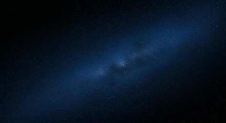 Glowing blue nebula gas cloud in deep space with scattered stars perfect for astronomy science fiction cosmic background designs