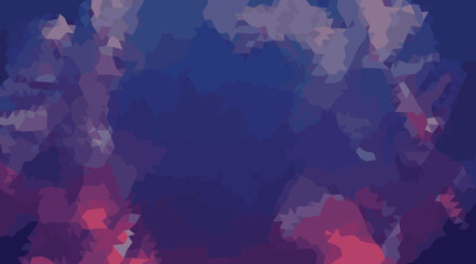 Abstract Geometric Shapes Deep Blue Violet polygonal