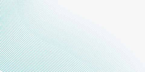 Abstract blue wave vector banner template
