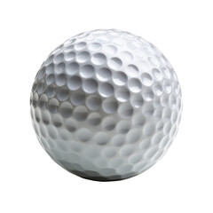 White Golf Ball With Dimples On Black Background sport recreation, Isolated On White, Png Transparent, Cut Out