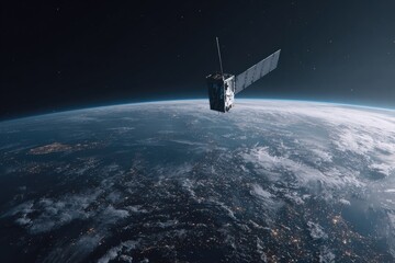 Satellite orbiting Earth (1)