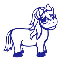 Horse girl female cute pretty bow woman sweet cool