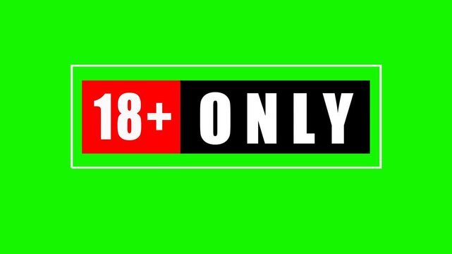 animated only 18+ can allowed 4k video	, transparent background, green screen 4k
