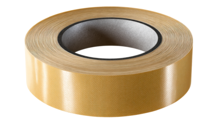 Heavy Duty Duct Tape Roll for Repair and Securing, cut out transparent