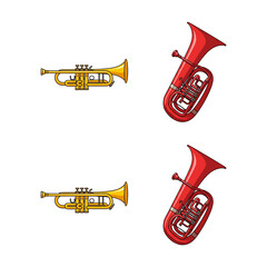 Musical Instruments Trumpets and Tubas