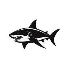 Fototapeta premium Shark vector illustration
