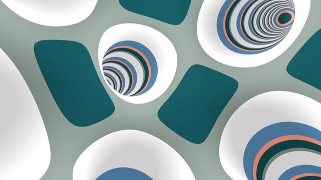 Abstract Interior with Stripe Texture
