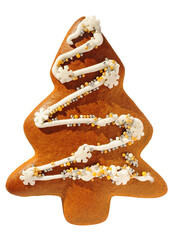 christmas tree gingerbread cookie