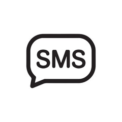 Messaging Symbol in Flat Vector Style