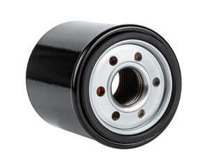 Top-Down View of Oil Filter with Visible Inner Opening, Transparent PNG