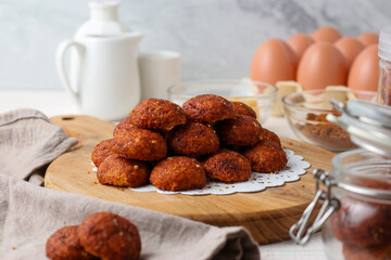 Palm sugar cookies. kukis gula aren. 