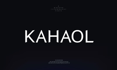 Obraz premium Kahaol modern creative minimal alphabet small letter logo design