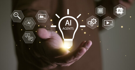 The AI Agent of the Future concept envisions a bright and exciting future for jobs powered by artificial intelligence, machine learning, and cutting-edge automation.Idea