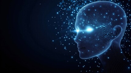 AI Digital Human Silhouette