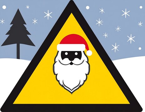 Caution Santa, Winter Warning