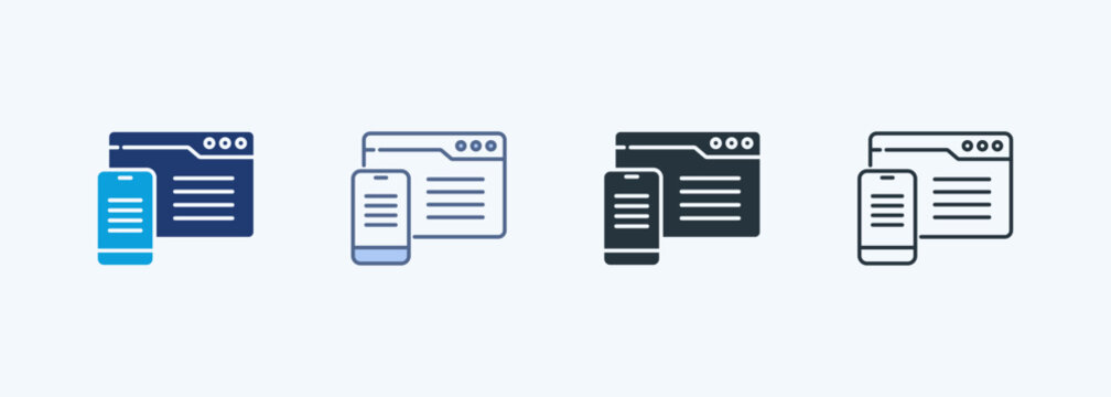 Responsive Multiple Style Icon Collection