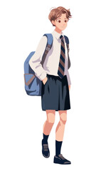 PNG Accessory footwear backpack portrait.