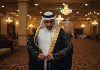 Man in Traditional Arab Dress 