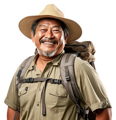 Fototapeta premium PNG Adult happy male