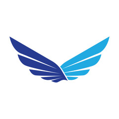 Wing logo template vector icon