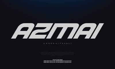 Azmai Modern minimal creative alphabet small letter logo design
