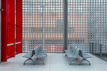 the empty waiting room