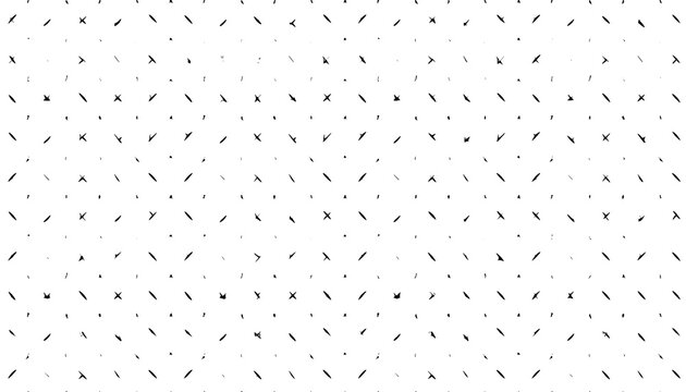 Abstract pattern of diagonal lines and dashes.