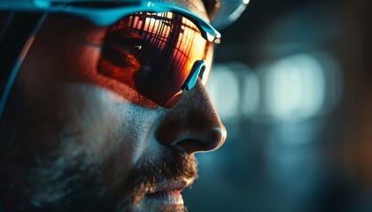 A 3D graph with rising trend lines and data points overlays a financial spreadsheet.