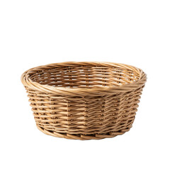 Fototapeta premium Rustic Wicker Bread Basket, Perfect for Serving or Storage