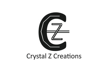 Modern CZ letter logo vector with technology and innovation theme, perfect for tech startups, IT companies, electronics brands, and digital businesses. Clean, bold, and futuristic design.