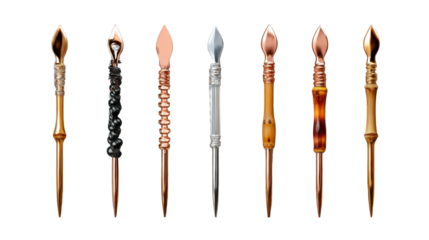 Exquisite Appetizer Picks: A curated assortment of meticulously crafted appetizer picks, each showcasing unique design and elegant materials