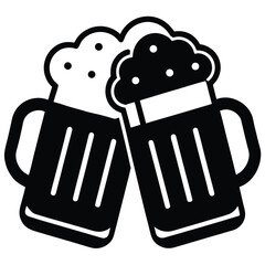 Minimalist Black And White Vector Illustration