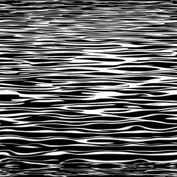 gobo texture shadows flowing wave lines with sharp edges in bold black and white design