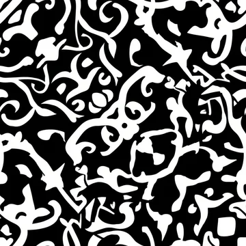 gobo texture shadows stencil arabesque overlay with bold black lines and high contrast