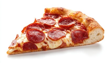 Close-up of a pizza slice with pepperoni (2)