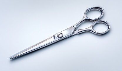 Obraz premium Polished metal hairdressing shears (1)