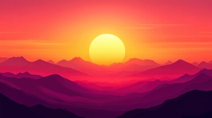 sunrise horizon gradient background with warm light fade