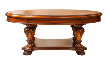 legant coffee table isolated over white, with clipping path
