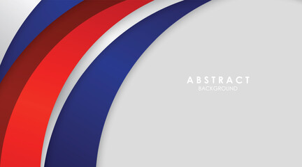 Modern abstract background blue and red with white colorful