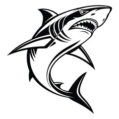Tribal Shark Tattoo Design