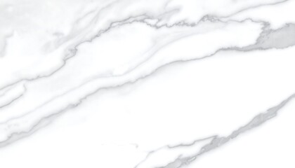 Obraz premium Abstract white marble texture with grey veins.