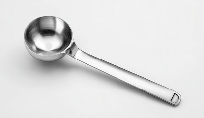 Stainless steel measuring spoon, round bowl, long handle